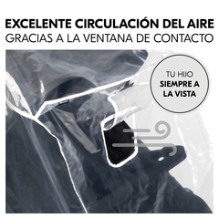 Buena circulación del aire y proximidad al niño