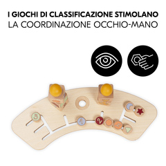 Favorisce la coordinazione occhio-mano