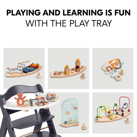 Fun playing and learning with the play tray