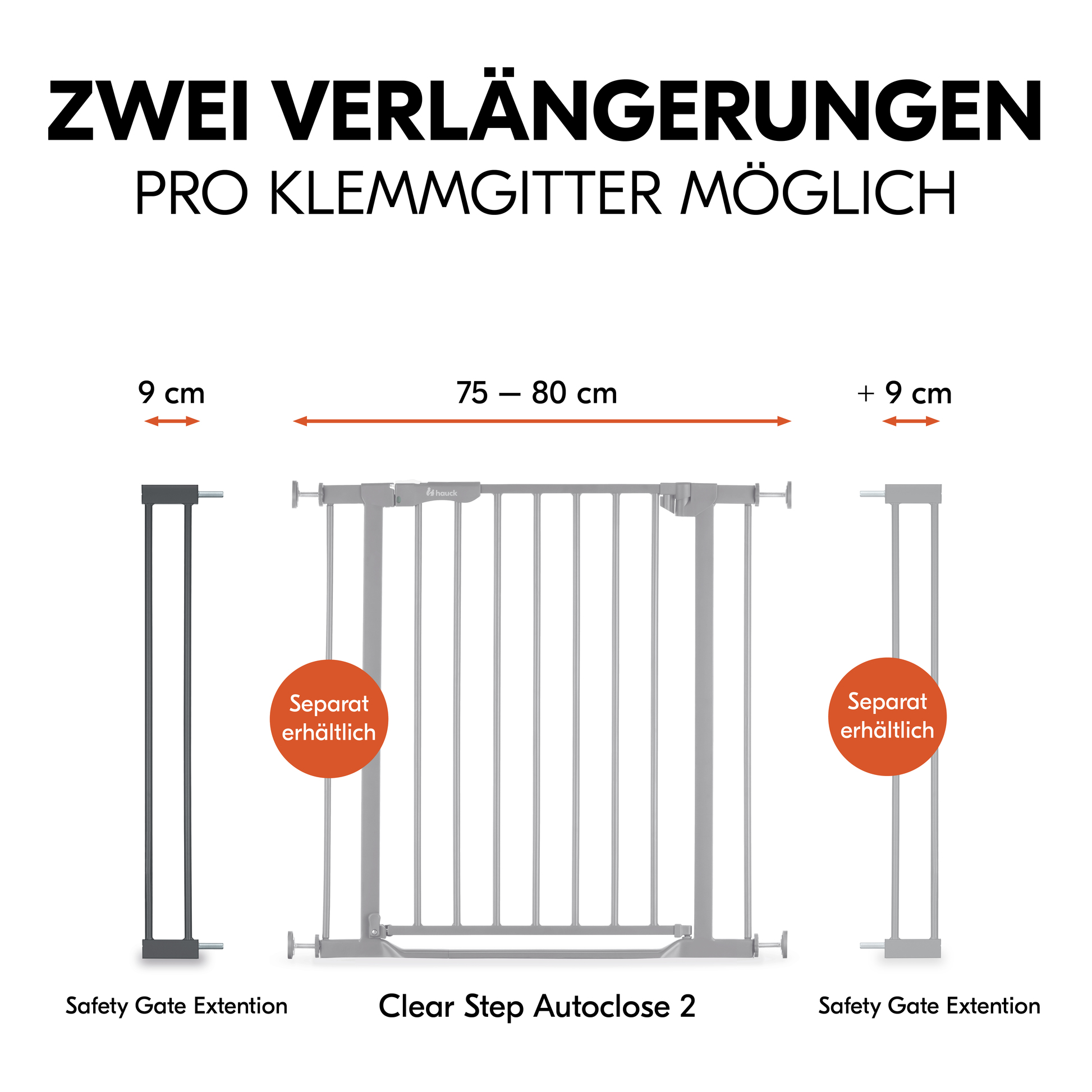 Safety Gate Extension 9 cm