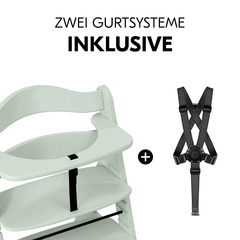Erhöhte Sicherheit dank mitgelieferten Gurtsystemen
