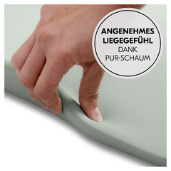 Angenehmes Liegegefühl dank PUR-Schaum