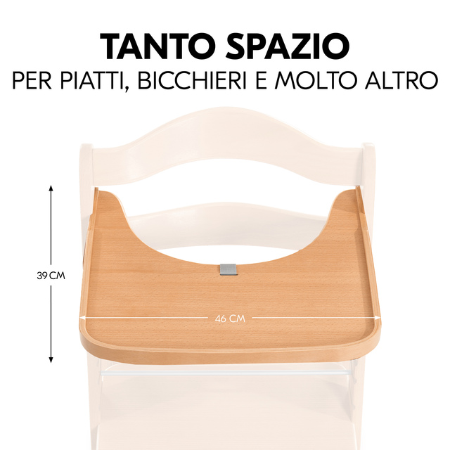 Alpha wooden tray Natural