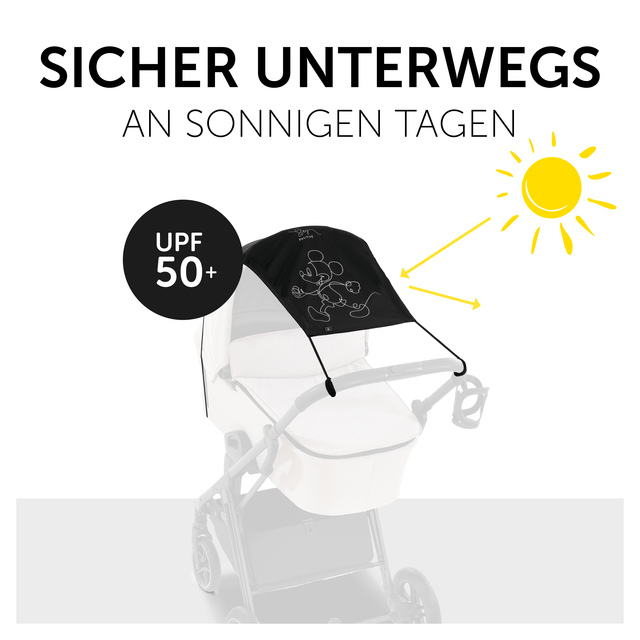 Sunshade  Mickey Mouse Black
