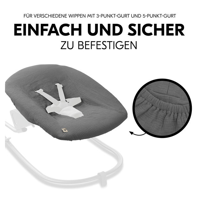 Baby Bouncer Cover Dark Grey