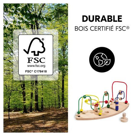 Plateau de jeu en bois durable