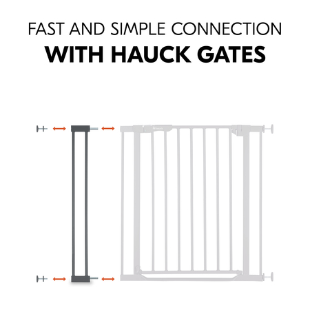 Fast and simple connection with hauck gates