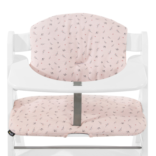 Highchair Pad Select  Jersey Flowers Rose