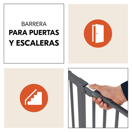 Barrera de sujeción para puertas y escaleras