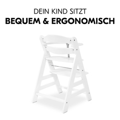Ein ergonomischer Hochstuhl, der mitwächst