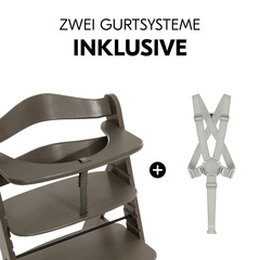 Erhöhte Sicherheit dank mitgelieferten Gurtsystemen