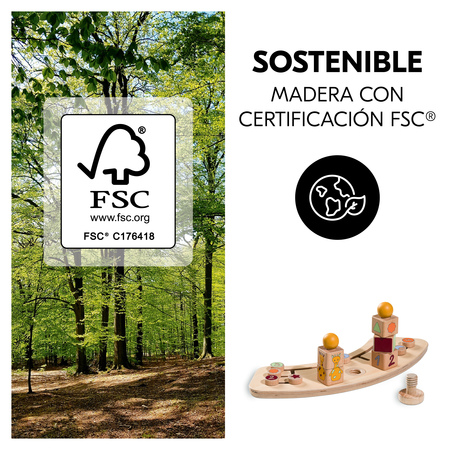 Accesorio de juego de madera sostenible