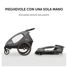 Stoccaggio facile grazie a chiusura ad una mano