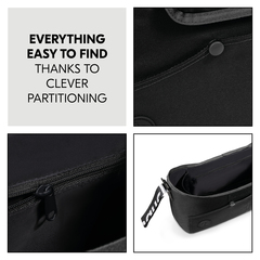 Easily accessible thanks to the practical closure