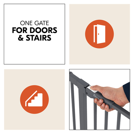 Pressure fit gate for standard doors and openings