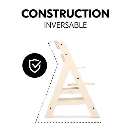 Ne bascule pas grâce à sa construction stable