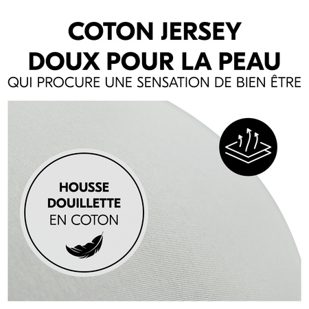 Housse en coton respirante et douce