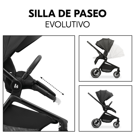 Silla de paseo evolutiva reversible