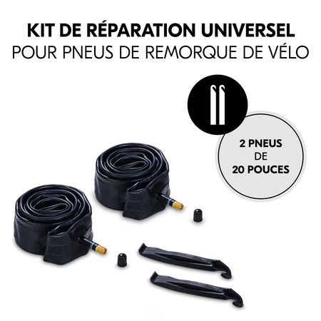 Kit de réparation pour roues de remorque de vélo