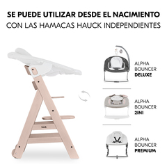 Desde 0 meses con hamacas hauck (por separado)