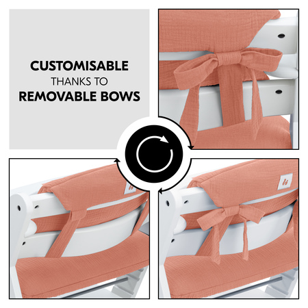 Customisable thanks to removable bows