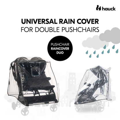 Pushchair Raincover Duo