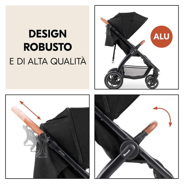 Uptown Black Melange Black