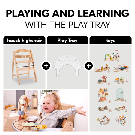 Playing and learning fun with the play tray