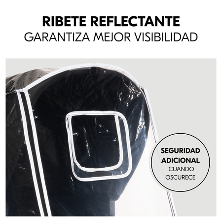 Gran visibilidad gracias a los bordes reflectantes