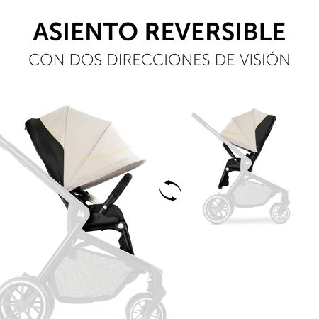 Unidad de asiento reversible hacia los dos lados