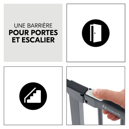 Barrière pour portes et escaliers de 96 à 101 cm