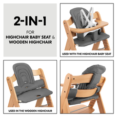 2-in-1: For Highchair Baby Seat and highchair
