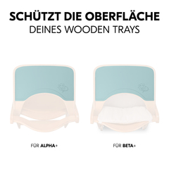 Schützt das Hochstuhlbrett aus Holz