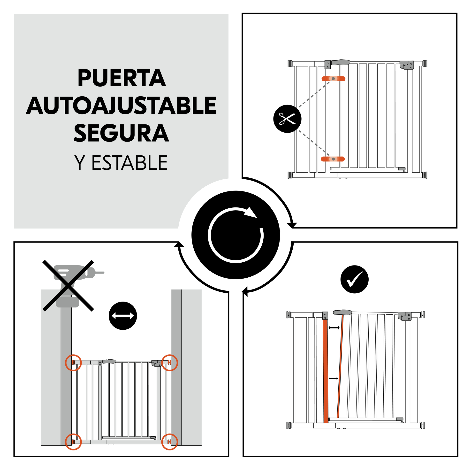 Clear Step Autoclose 2 Set +9 cm