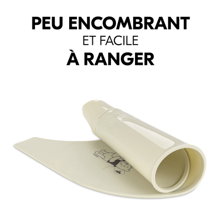 Peu encombrant et facile à ranger