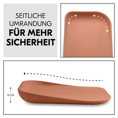 Seitliche Umrandung für mehr Sicherheit