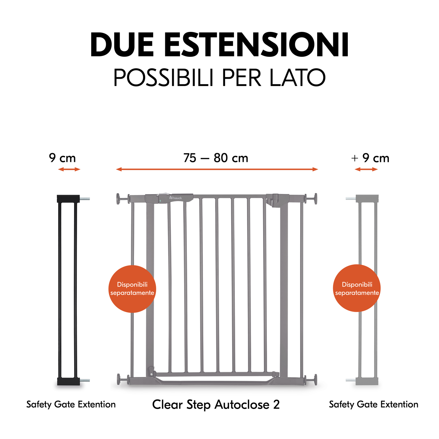 Safety Gate Extension 9 cm