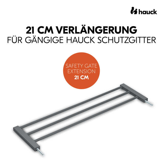 Safety Gate Extension 21 cm Dark Grey