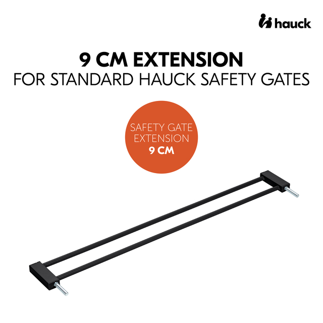 Safety Gate Extension 9 cm Black