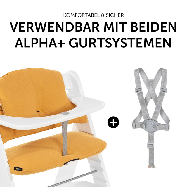 Highchair Pad Select  Muslin Honey