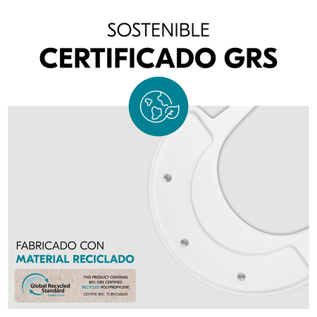 Material sostenible y con certificación GRS