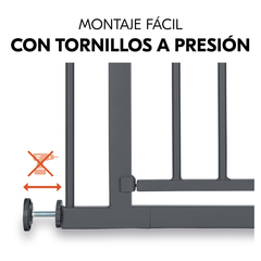 Verja de seguridad con ajuste a presión
