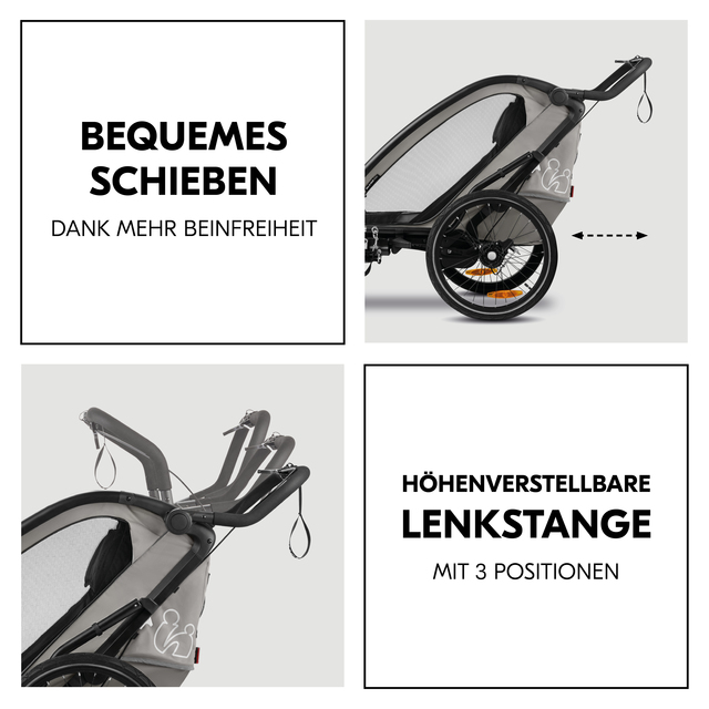 Bike N Walk Duo Light Grey