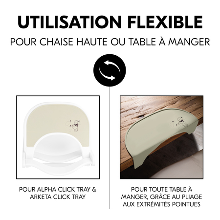 Polyvalent pour chaise haute ou table à manger