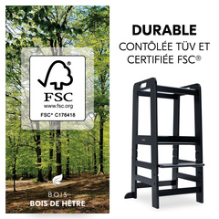 Durable, testée par le TÜV et certifiée FSC®