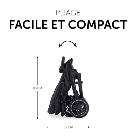 Transport facile grâce au pliage compact