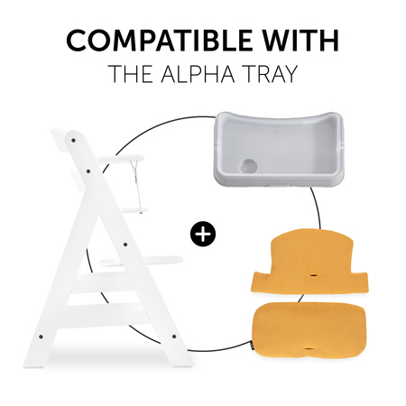 Diseño compatible con la mesa bandeja Alpha