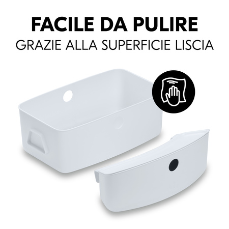 Veloce da pulire grazie alla superficie liscia