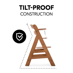 Extra tilt-resistant thanks to stable construction