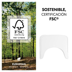 Madera sostenible y con certificación FSC®